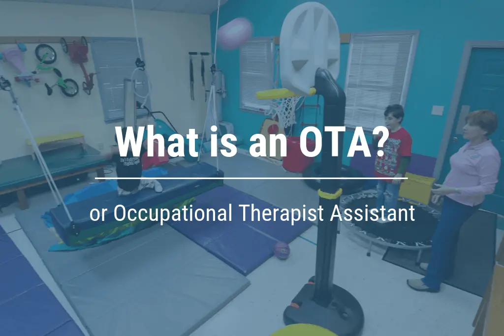 What is an OTA or Occupational Therapy Assistant