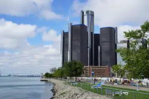Detroit Renaissance Center - Top Cities for COTA professionals and Avg OTA Salaries