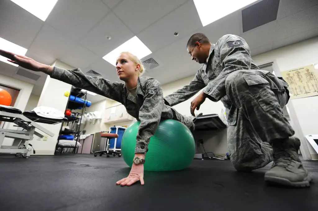 Military Occupational therapy assistants at Malstrom Air Force Base